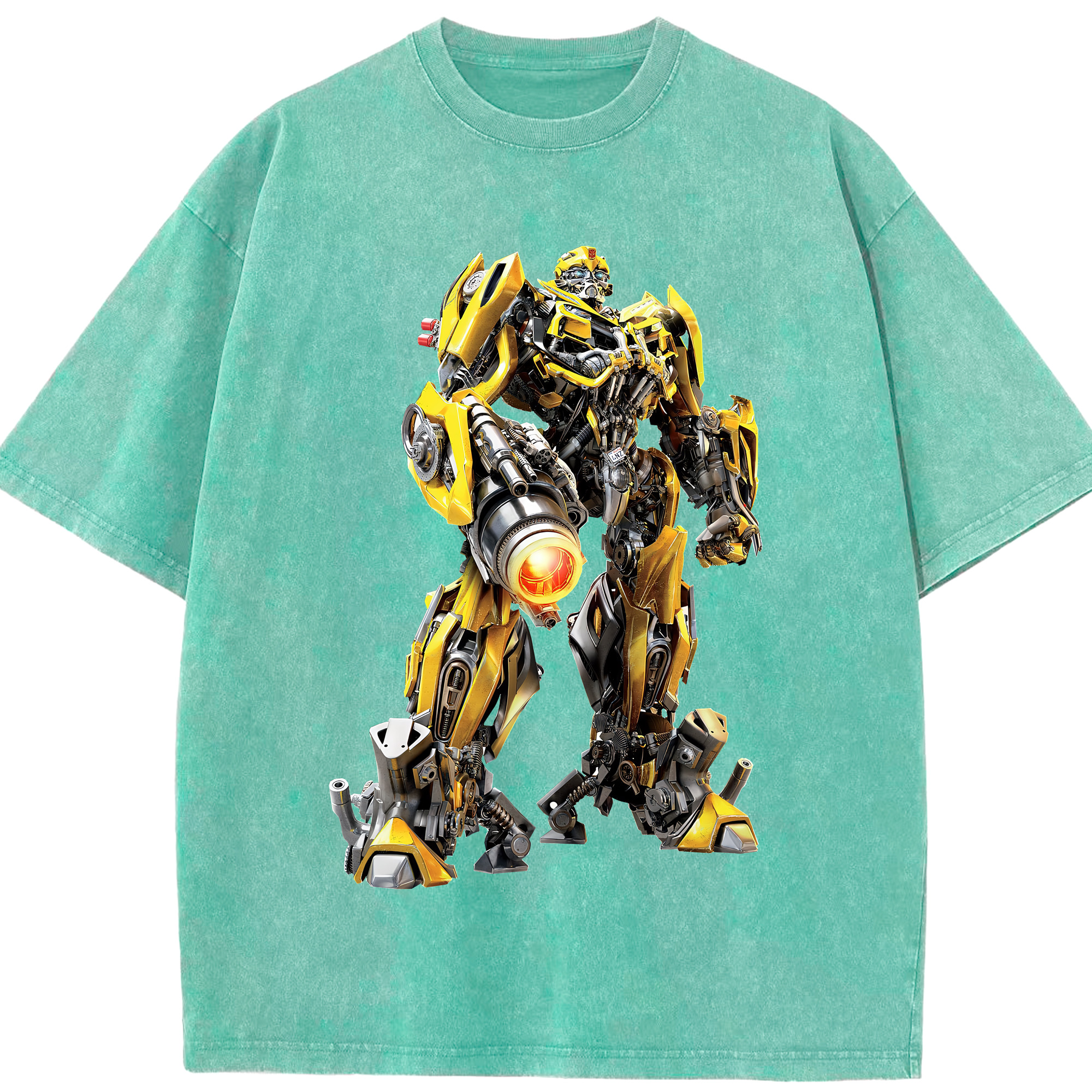 （画像用） Transformers トランスフォーマー 綿100% ヴィンテージ風 半袖Tシャツ（フロントプリント）
